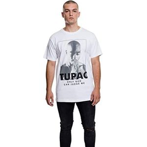 Mister Tee 2pac heren t-shirt prayer, Wit.