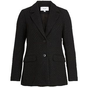 Vila Viemmi Loop Blazer Noos Damesjas, zwart.