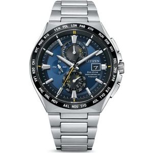 Citizen Heren chronograaf Eco-Drive titanium horloge, Blauw, Armband