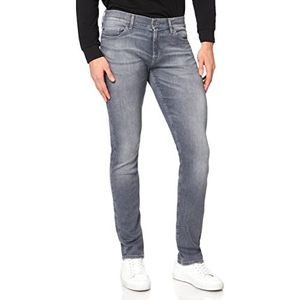 7 For All Mankind Ronnie Stretch Tek Wanderlust Herenjeans, grijs.