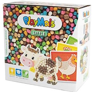 PlayMais Mozaïek Little Boerderijset voor meisjes en jongens vanaf 3 jaar + | meer dan 2300 delen & 6 mozaïeksjablonen met boerderijdieren | stimuleert creativiteit en motoriek