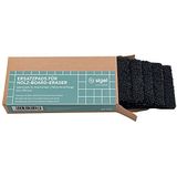 SIGEL BA121 reservestrips van microvezel met klittenbandsluiting voor SIGEL BA120 tafelradier, 13 x 6 cm, zwart, 5 stuks