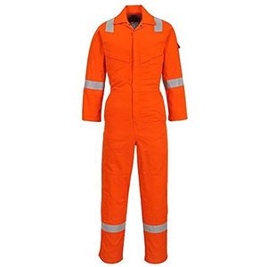 Licht Flame Resistant Antistatische Coverall Overall Boilersuit XS - 5XL FR28[4XL] [Reg 31''] [Orange]