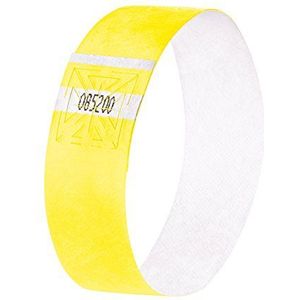 SIGEL EB218 Super Soft Event-banden, fluorescerend geel, 120 stuks