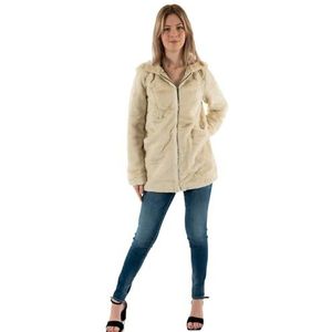 Only Onlmalou Cc Otw Damesjas Faux Fur Coat, Pumice Stone