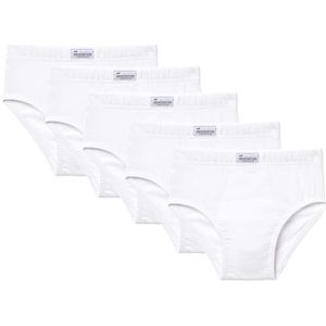 Abanderado Bundle gesloten junior slip jongens (5 stuks), Wit.