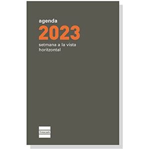 Finocam - jaarplanner vervanging 2023 plat weekoverzicht horizontale weergave januari 2023 - december 2023 (12 maanden) Catalaans, PL3-82 x 127 mm, 341730023