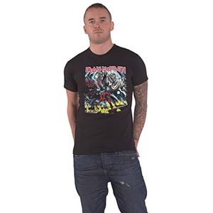 Officieel Iron Maiden Final Number of The Beast #1 Rock Metal Hermit Vortex T-shirt, zwart.
