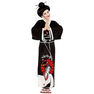 WIDMANN - Kinderkostuum Geisha, Kimono, Japanse jurk, carnavalskostuum, carnaval