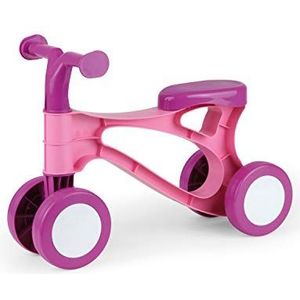 LENA 07166 - Loopfiets My First Scooter, loopfiets in roze en pink, zitfiets met stalen assen, loopleerfiets voor evenwichtsgevoel en leren lopen, loophulpmiddel voor peuters vanaf 18 maanden, roze