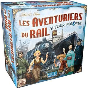 Spoorweg avonturiers: Rond de wereld, Days of Wonder, gezelschapsspel, vanaf 10 jaar, 2-5 spelers, 90-120 minuten