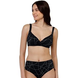 LOVABLE Soutien-gorge sans armature Refined Shaping Micro Bikini, noir, 36D femme, Noir