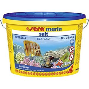 sera 05460 Marin Salt 20 kg zeezout voor osmose- en leidingwater, snel en zonder resten oplosbaar, nitraatvrij, silicaat- en fosfaatvrij