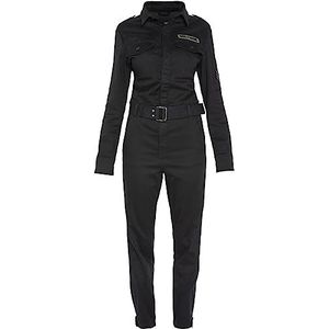 Schott NYC Trsuitw Jumpsuit voor dames, zwart.