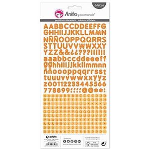 Anita y Su Mundo 320 stickers per vel 225 g oranje papier 15 x 32 cm