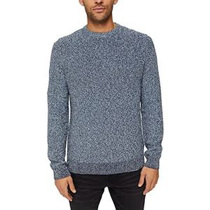 Esprit Heren sweater, 400 / marineblauw, maat S, 400 / marineblauw
