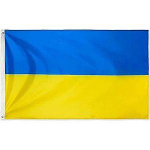 Generico Oekraine Vlagg, 90 x 150 cm, uniseks, volwassenen, geel, blauw, eenheidsmaat