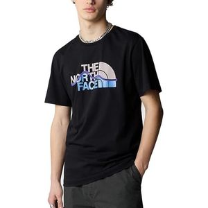 The North Face Heren T-shirt S/S Mountain Line T-shirt heren, TNF Zwart