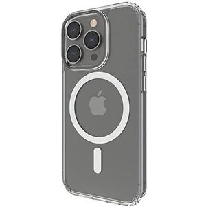 Belkin MagSafe beschermhoes voor iPhone 14 Pro (transparante en magnetische hoes, geïntegreerde magneten, randen, camerabescherming/camerabescherming, compatibel met MagSafe-opladers)