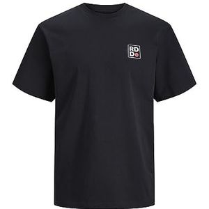 JACK & JONES T-shirt RDD pour homme, noir 1, L