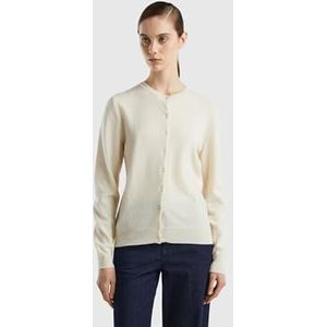 United Colors of Benetton Damescardigan pullover, crèmewit 00 V2