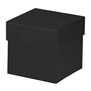 Rössler Boxline 13421453701 karton, vierkant, 105 x 105 x 105 mm, zwart