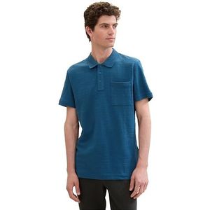TOM TAILOR 1041869 Poloshirt voor heren, 1 stuk, 13353 - Moes Blue, L