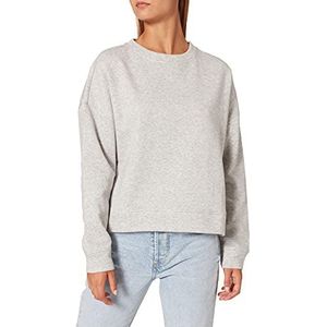 Pieces Pcchilli Ls Noos Bc Sweatshirt voor dames, Lichtgrijs chinees