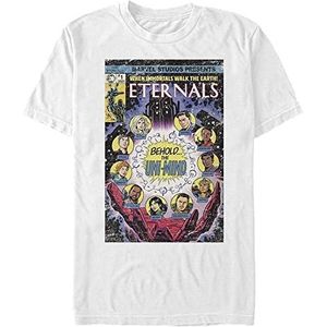 Marvel The Eternals Vintage Comic Cover 2 Organic Short Sleeve T-shirt Unisex, Wit