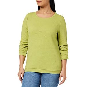 Tom Tailor Denim Sweatshirt voor dames, 28720, groen gestippeld