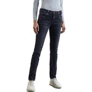 Street One Jean thermique pour femme, Bleu et noir délavé, 26W / 32L