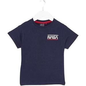 Nasa T-shirt, jongens, marineblauw, 12 jaar, Marinier