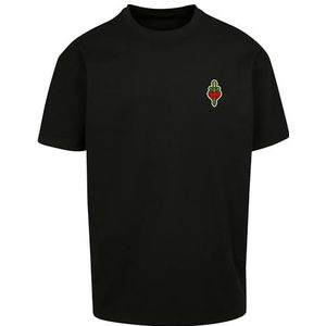 Mister Tee Santa Monica T-shirt surdimensionné unisexe, Noir, 5XL