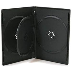 MediaRange BOX15 CD-hoes (zwart, van kunststof, 3 schijven)