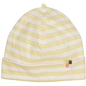 loud + proud Strepen met linnen, van biologisch katoen, gecertificeerd uniseks T-shirt voor kinderen, Blond.