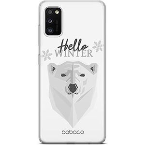 ERT GROUP Originele en officieel gelicentieerde Babaco Samsung A41 hoes winter motief 003 perfect aangepast aan de vorm van de mobiele telefoon
