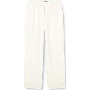 NAME IT Nlfhegina HW Wide Pant WL Pantalon pour fille, Double crème, 158