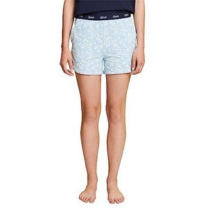 ESPRIT Bas de pyjama en coton avec logo pour femme, bleu pastel, 10