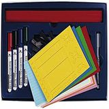 Legamaster 7-435200 accessoireset voor maximaal 40 personen/voorwerpen op whiteboard met markers, magneetsymbolen en magneetplaathouder