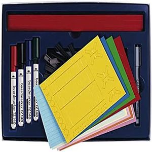 Legamaster 7-435200 accessoireset voor maximaal 40 personen/voorwerpen op whiteboard met markers, magneetsymbolen en magneetplaathouder