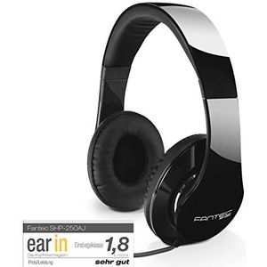 FANTEC 2470 SHP-250AJ-BB stereo hoofdtelefoon, 175 x 75 x 195 mm, zwart