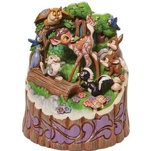 Disney Traditions Bambi-figuur, hartvormig, meerkleurig, hoogte 17 cm