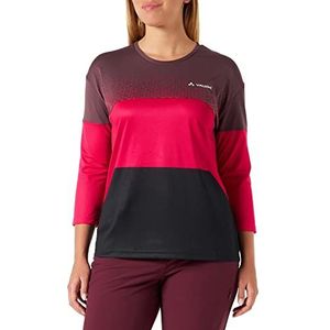 VAUDE Moab Ls V T-shirt voor dames, zwart.