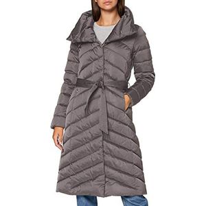 Geox W Chloo Down Coat voor dames, Cloudy Grey