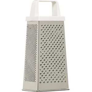 KC BLUE KitchenCraft Kaasschaaf/groenterasp van roestvrij staal (21 cm)