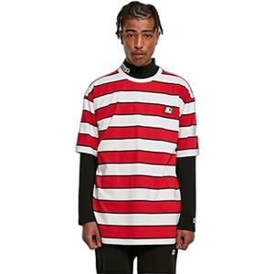 Starter Heren T-Shirt - XL - Block Stripes Multicolours