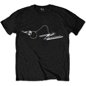 T-Shirt # L Unisex Black # Hot Rod Keychain