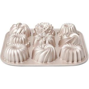 Patisse Mini Tulbandvorm - Bakvorm voor 9 Tulbandjes - 24x24 cm