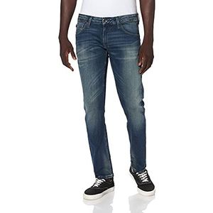 Garcia Russo Tapered Fit herenjeans, blauw (Medium Used 1456)