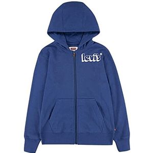 Levi's Kids Lvb Logo Full Zip Hoodie voor jongens, 10-16 jaar, blauw